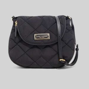 Marc Jacobs black quilted messenger